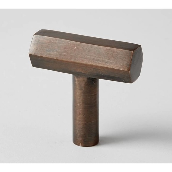 Pottery Barn Emmett Drawer Pull Bronze Cabinet 2 - Picture 3 of 5